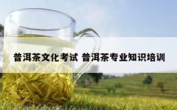 普洱茶文化考试 普洱茶专业知识培训
